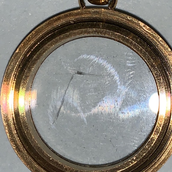 Origami Owl gold bracelet with crystal face - Picture 3 of 4